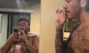 Guy Nails Smoke Catch Trick