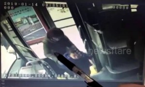 Careless mum in a hurry leaves two-year-old son on bus