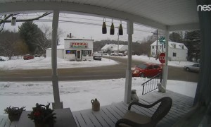 House Hit by a Crashing Car