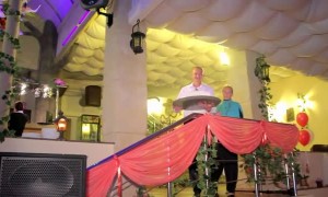 Groom Makes a Mess of Carrying the Cake
