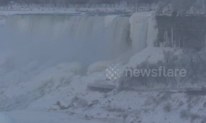Cold snap turns Niagara Falls into an icy wonderland in Canada