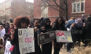 University of Oklahoma students hold anti-racism rally after man spotted in blackface on campus