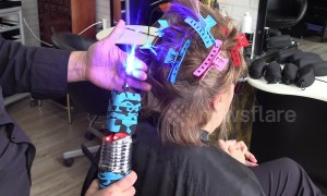 Meet the 'Star Wars hairdresser' who styles your hair with a laser cutter
