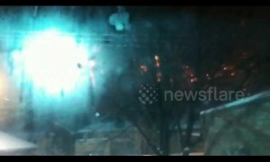 Chicago electrical wires explode in impressive showers of sparks during cold spell