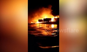 Fire destroys homes of remote Thai tribe that amazed scientists with their incredible free-diving skills