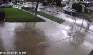 Sound of a Plane Crashing Caught on Security Camera