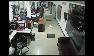 Woman's smartphone explodes at her desk, sending her to hospital