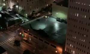 Military helicopters seen in downtown Los Angeles