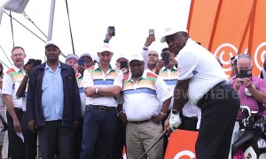 Ramaphosa tees off at golf challenge ahead of South African general election