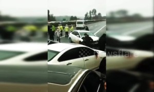 Major pile-up on Chinese motorway kills five on last day of Lunar New Year holiday
