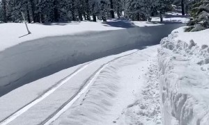 Repurposed Paramotor for Ski Season