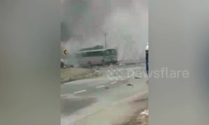 Car bomb in Kashmir kills at least 18 Indian Reserve Police officers