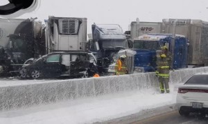 Winter Weather Causes Massive Crashes