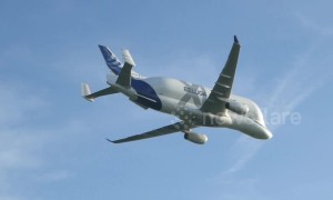 The incredible smiley Airbus Beluga XL lands on British soil for first time