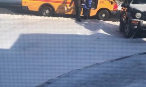 Wrong Shoes for Slippery Snow