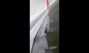 Dramatic moment Lion Air plane skids off runway at Indonesian airport