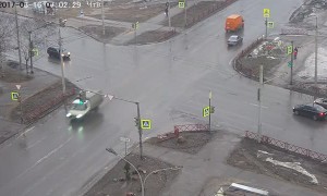 Man Falls Through Collapsing Sidewalk