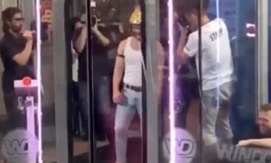 Guy nails epic dance routine in wind tunnel