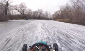 Go-Karting on a Frozen River