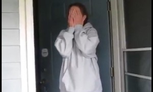 Emotional family reunions caught on camera