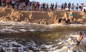 Surfing on the Sunshine Coast
