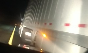 Semi Driver Forces Car Off Road