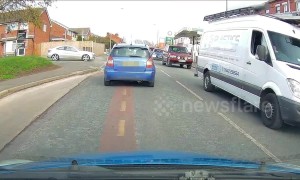 FFS! UK driver caught 'taking selfie behind the wheel'