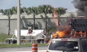 Truck Burns to the Ground in Minutes