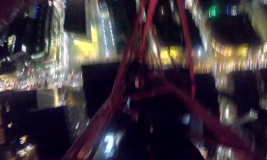 Impressive View Above Fireworks Display