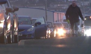 Storm Freya cuts off Dorset's Isle of Portland