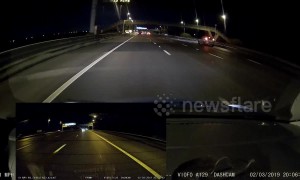 UK driver has hilarious reaction to drivers getting caught speeding on motorway