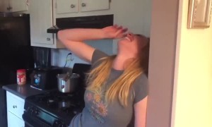 Wife Having a Bit of a Laughing Fit