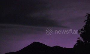 California lit up by lightning as storm hits the Golden State