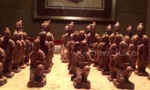 Creative chocolatier make Chinese 'terracotta warrior' chocolates