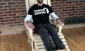 Rube Goldberg Back Scratching Chair