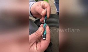 Knife concealed as pen found on a 12-year-old London schoolboy