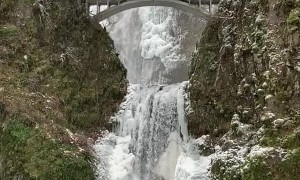 Waterfall in Winter