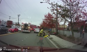 Slippery Streets in Seattle Cause Crash