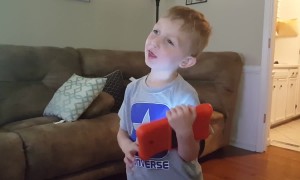 Little boy has Interesting Spelling of Words