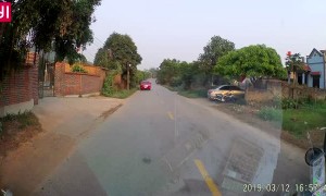 Seriously Close Call for Boy Crossing Street