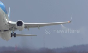 Passenger plane has to dump fuel during take-off from German airport