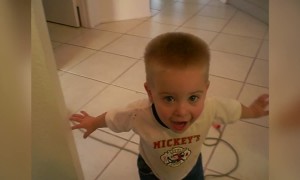 Cute Brother and Sister play Follow the Leader