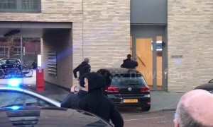 Police activity at scene of Utrecht shooting arrest