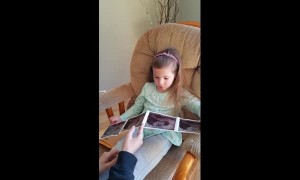 Toddler can't contain tears upon hearing baby sister news