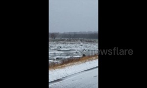 Nebraska bridge washes away in severe flooding