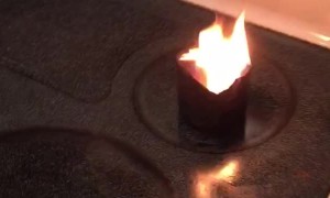 Why You Shouldn't Put Water on a Wax Fire