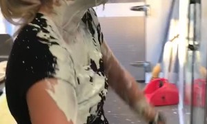 Server Gets Face Full of Ranch