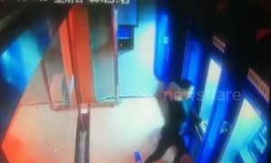 Angry man smashes ATM machines with brick after having argument with wife