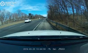 Car Carrier Loses its Cargo