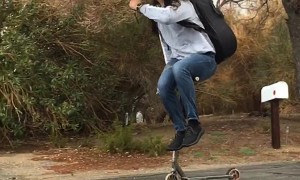 Riding on Handlebars from California to Texas